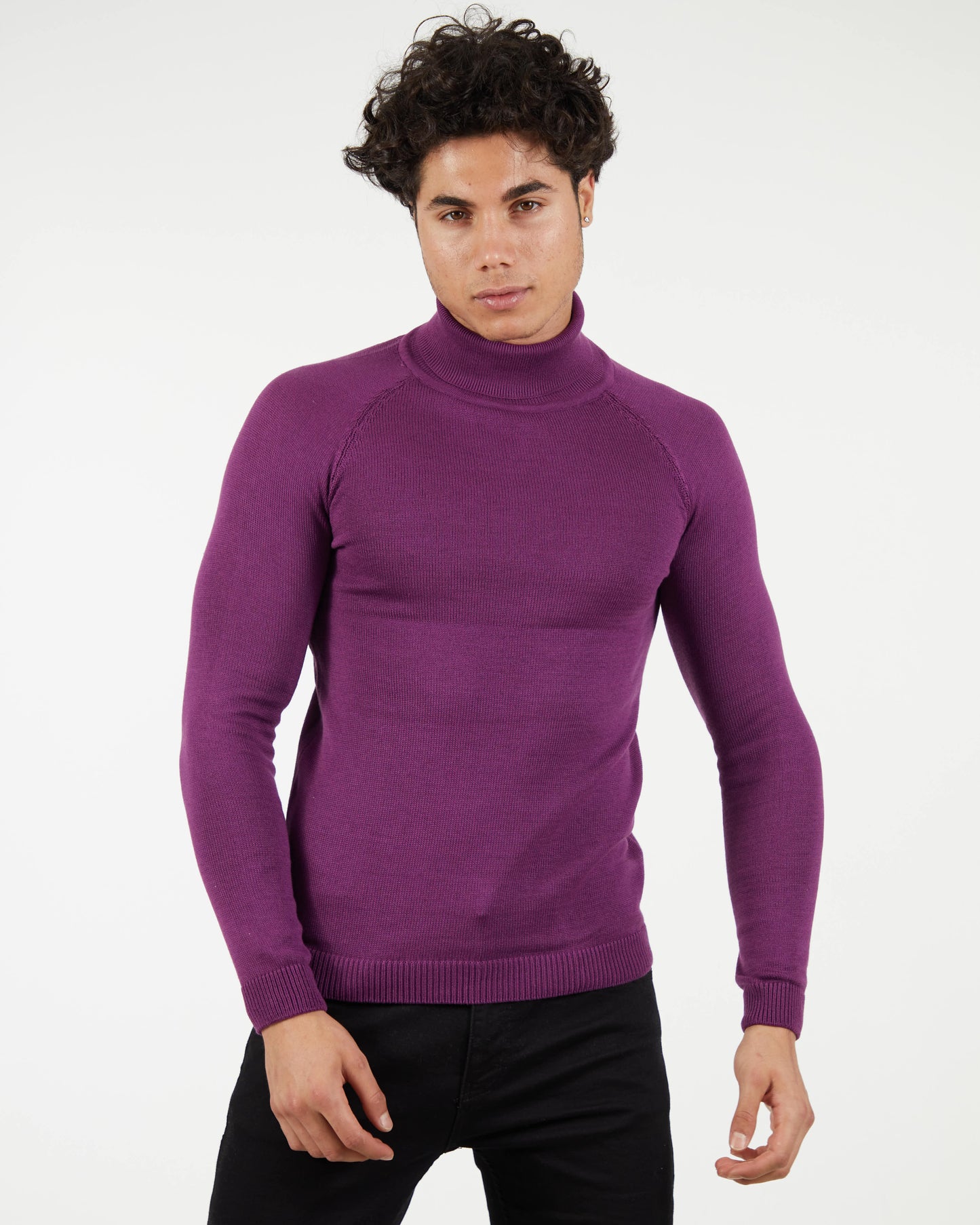 LAGOS WINTER EGGPLANT | Turtle Neck Sweater