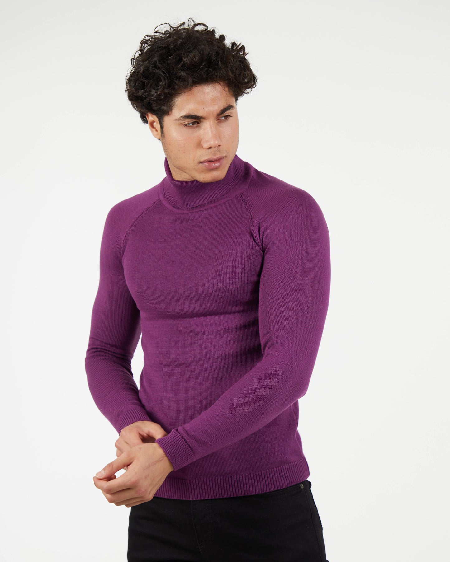 LAGOS WINTER EGGPLANT | Turtle Neck Sweater